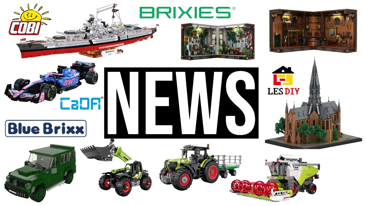 Neue Sets von BlueBrixx, Cobi, CaDA, Lumibricks und mehr | Klemmbaustein NEWS 252