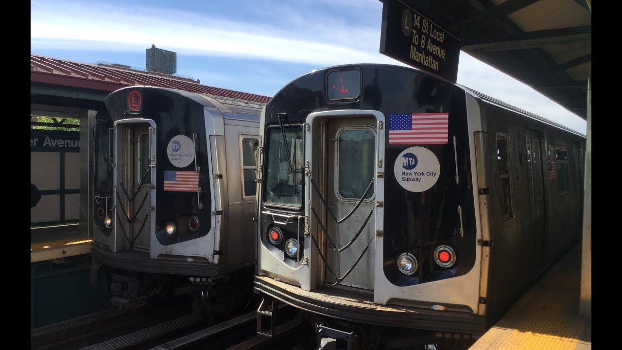 BMT Canarsie Line: Manhattan & Rockaway Pkwy Bound R143 & R160 (L) Train @ Sutter Avenue