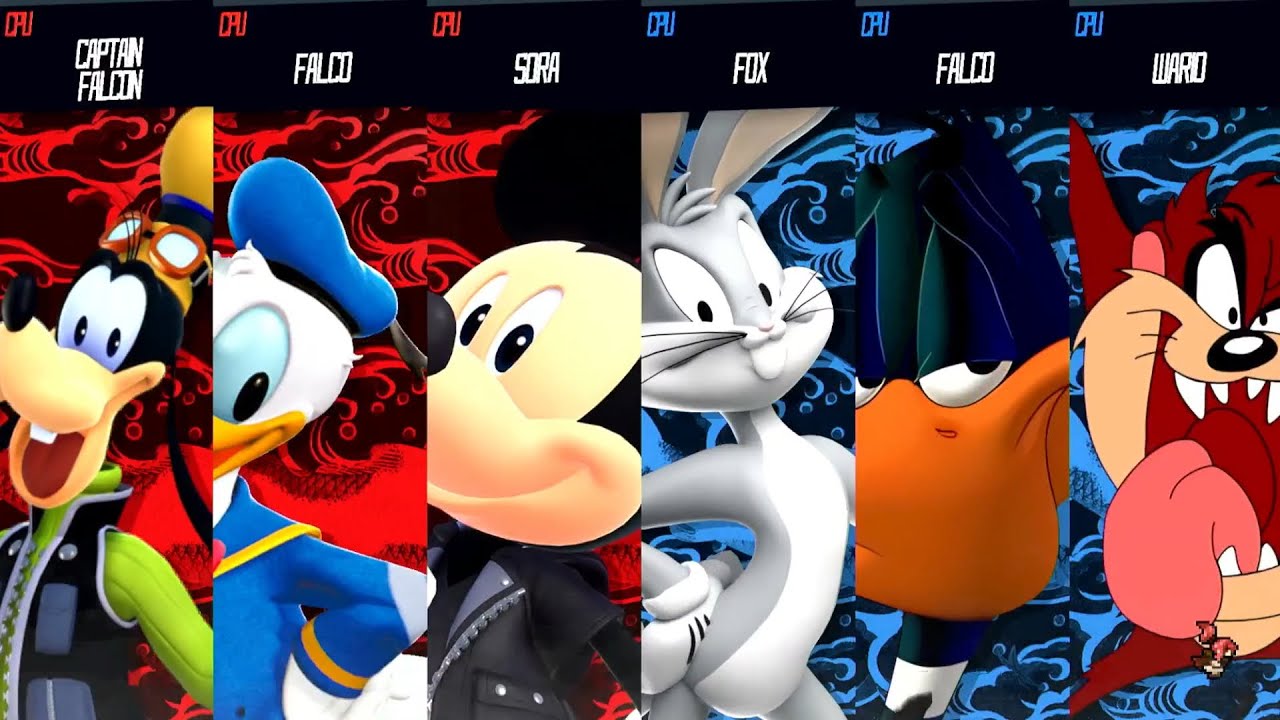 Disney Vs Warner Bros - Requested Smash Battle
