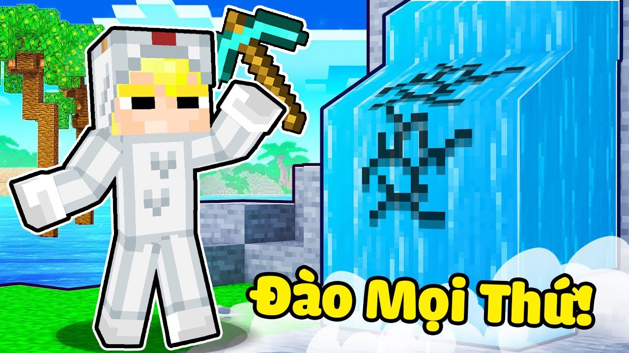 NẾU TÔ GÀ CÓ THỂ ĐÀO ĐƯỢC MỌI THỨ TRONG MINECRAFT*ĐÀO ĐƯỢC CẢ NƯỚC???