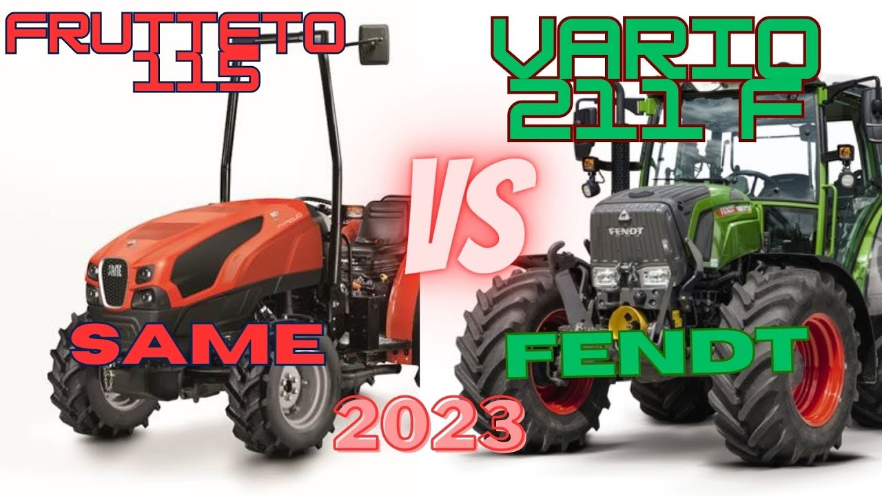 SAME FRUTTETO 115 VS FENDT VARIO 211 F #tractor #top #agriculture #same #fendt