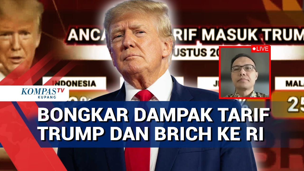 [FULL] Ekonom Bongkar Dampak Tarif Trump dan Brics ke RI: Mana Lebih Kuat?