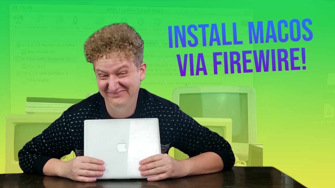 Install Mac OSX via Firewire using Target Disk Mode! (Tutorial)