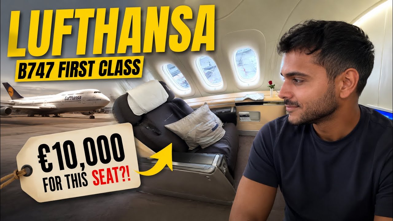 Lufthansa 747-8 First Class… Straight From the Car?