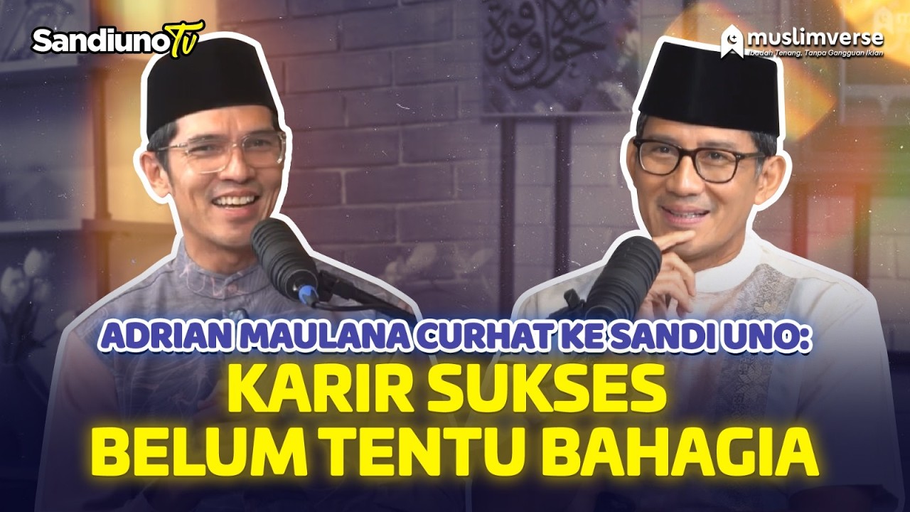 Adrian Maulana ke Sandi Uno: Dulu Yang Penting Cuan, Halal Haram Belakangan!
