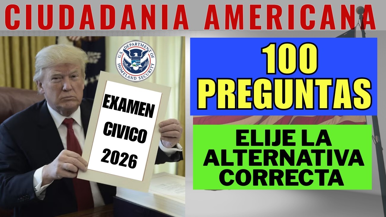 100 Preguntas del examen civico_elije la alternativa correcta #ciudadanía #ciudadanía2026 #quiz