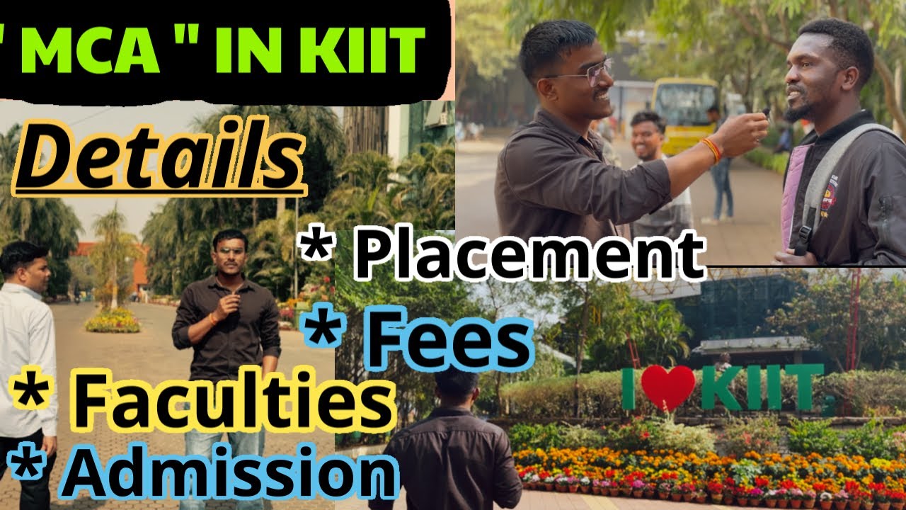 MCA IN KIIT // DETAILS DISCUSSION ✅