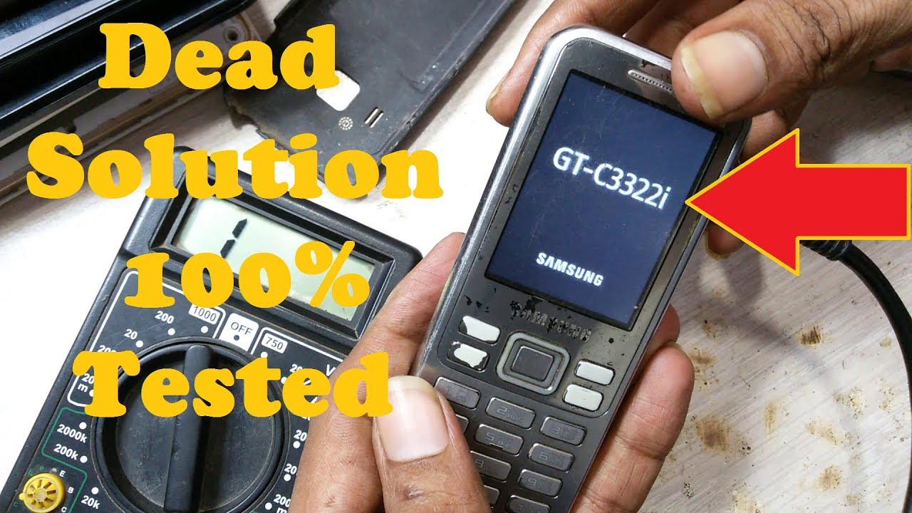How To Repair Samsung C3322i FULLY DEAD Mobile 100% Tested Solution