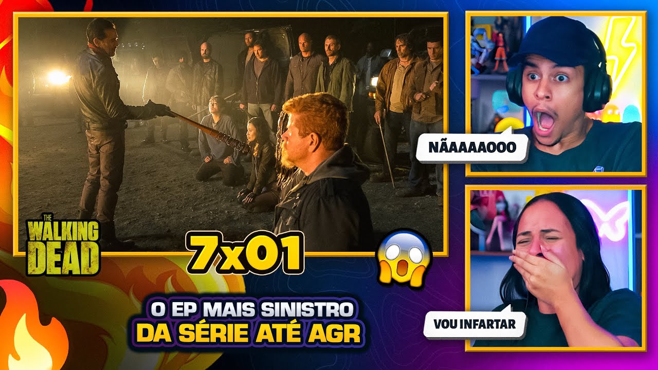 O EP MAIS TENSO DE TODOS OS TEMPOS 😱 | The Walking Dead 7x01 | [Casal Jounin React] 🔥