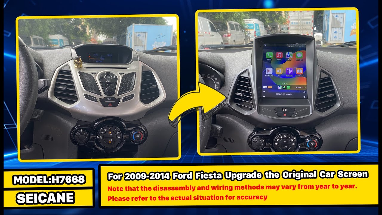 Install & Review: Android Auto CarPlay Radio for Ford Fiesta (2009-2014)