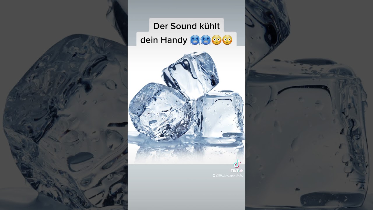 Der Sound k&uuml;hlt dein Handy 🥶