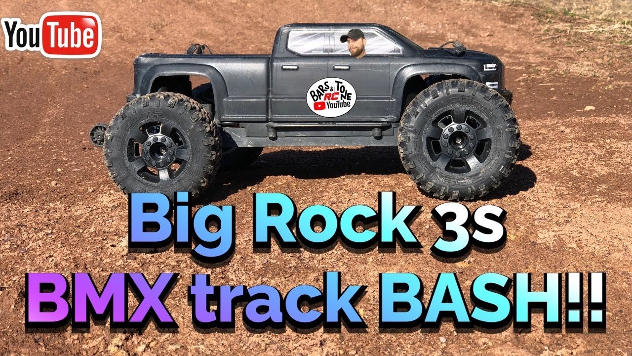 Arrma BIG ROCK BMX TRACK BASH!!