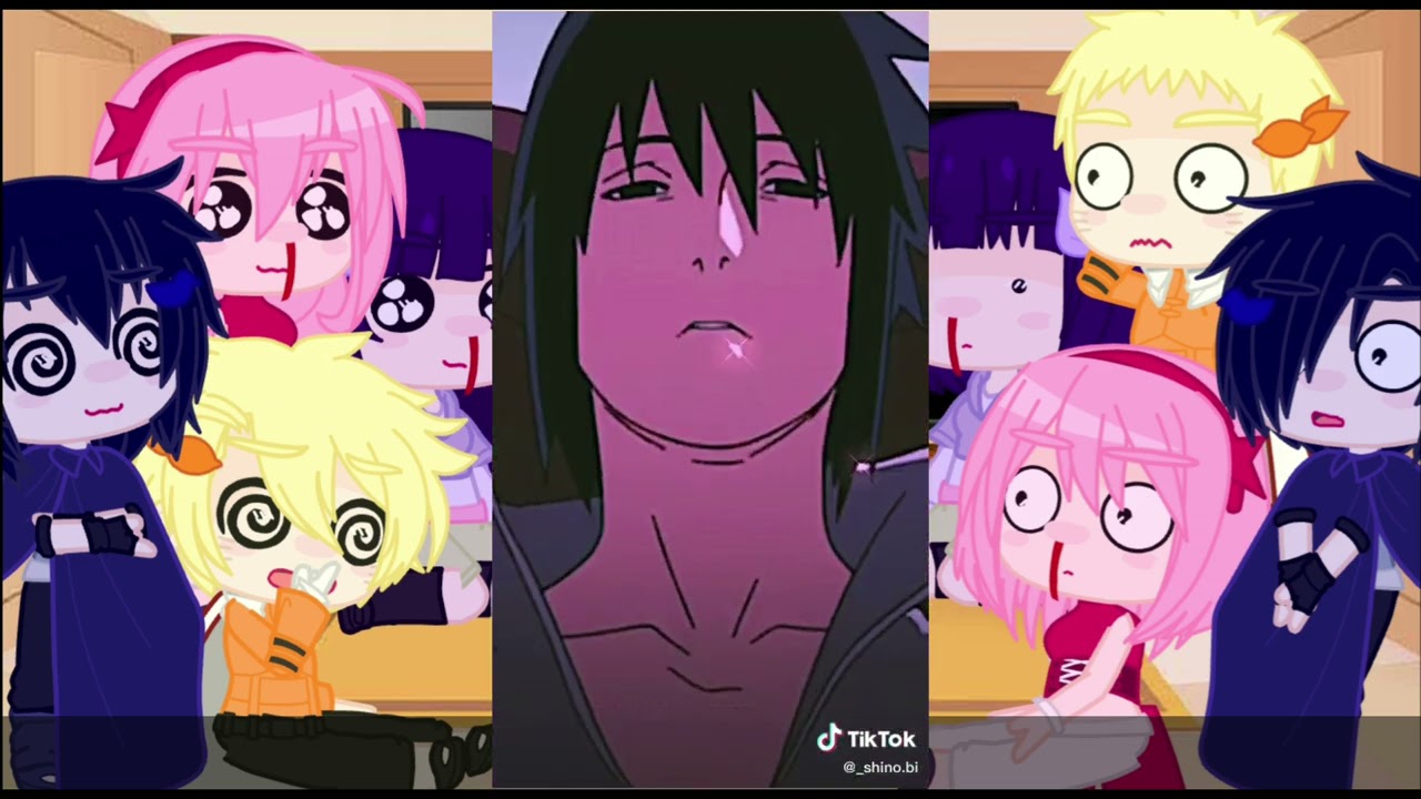 •{SasuSaku,NaruHina,SakuHina, y SasuNaru reaccionan a sus tiktoks}•
