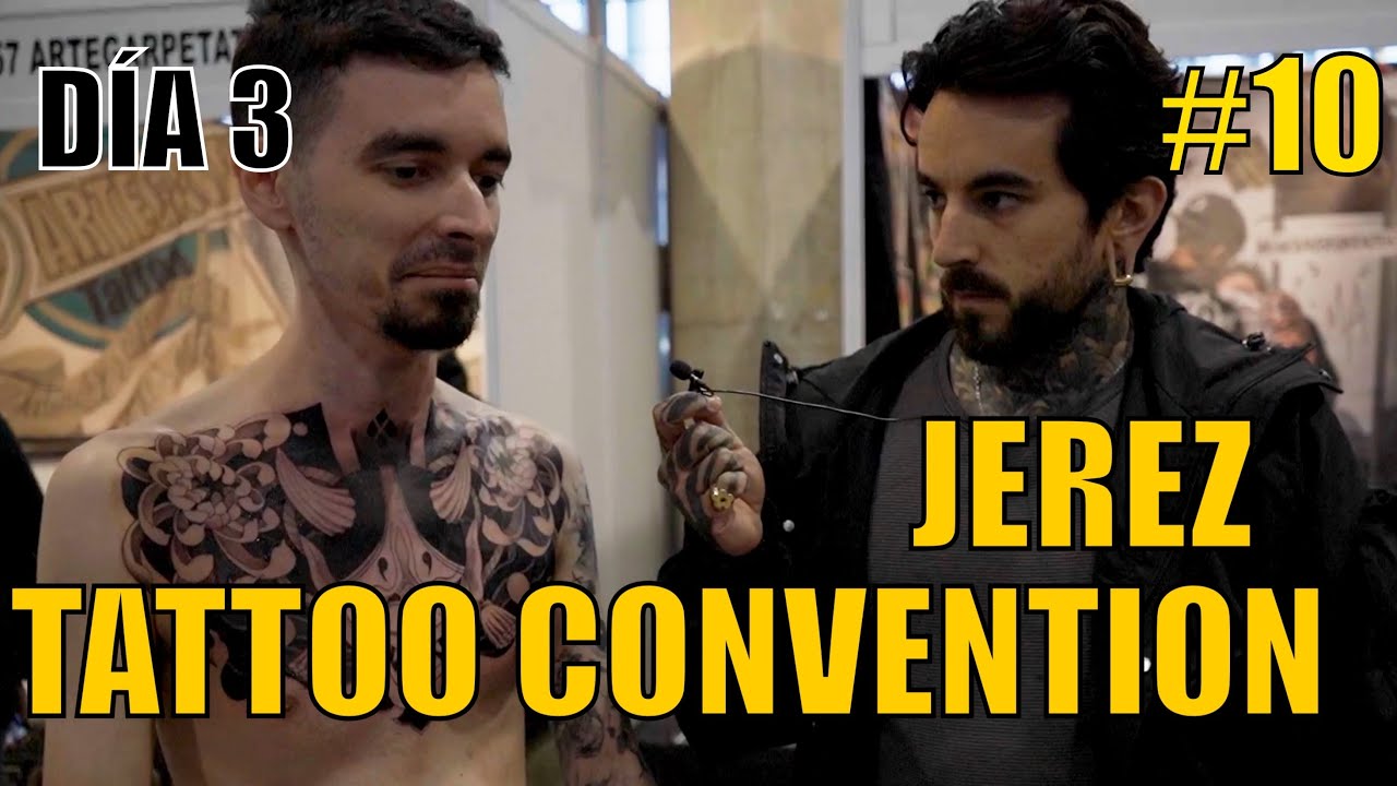 26 HORAS SEGUIDAS TATUANDO UN PECHO  renee zz nos entrevista | jerez Tattoo convention