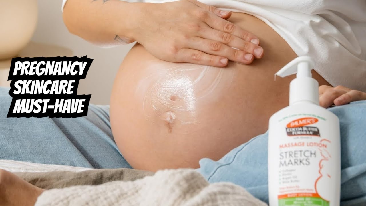 Palmer's Cocoa Butter Formula Massage Lotion For Stretch Marks, Pregnancy Skin Care, Belly Cream wit