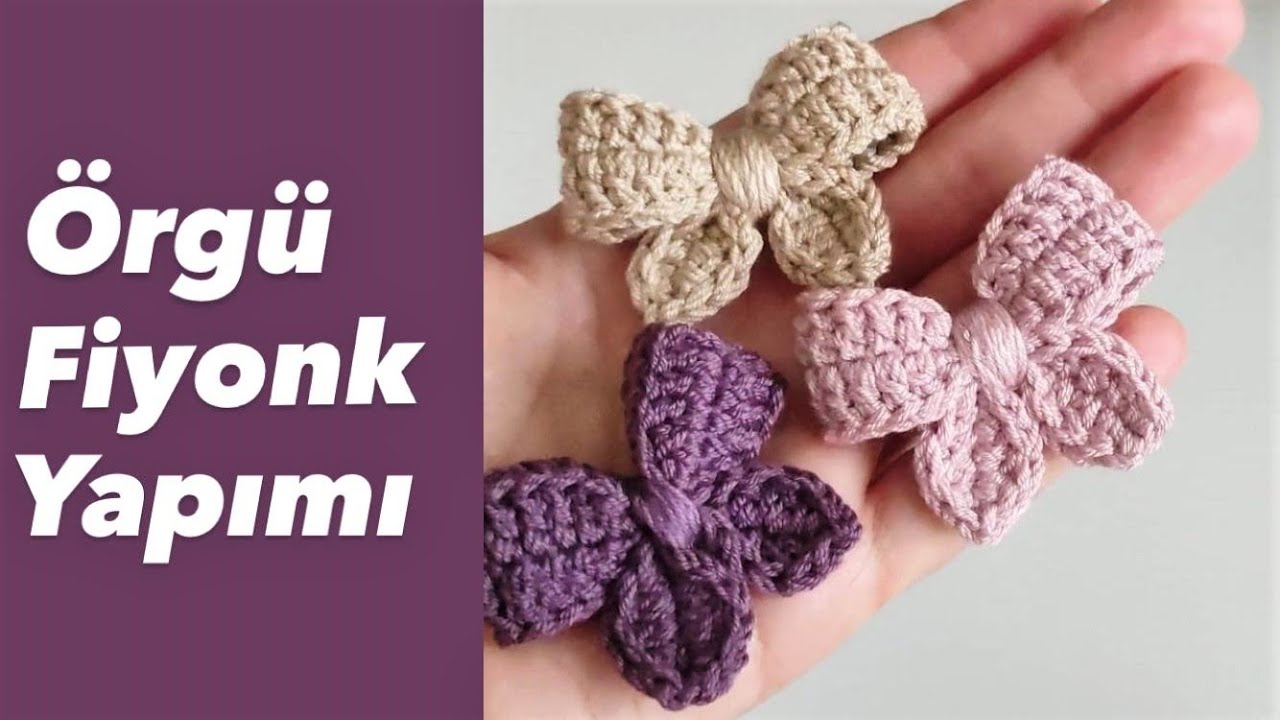 Örgü Fiyonk Yapımı / Knitting Bow Making (Subtitle option is available for all Languages.)