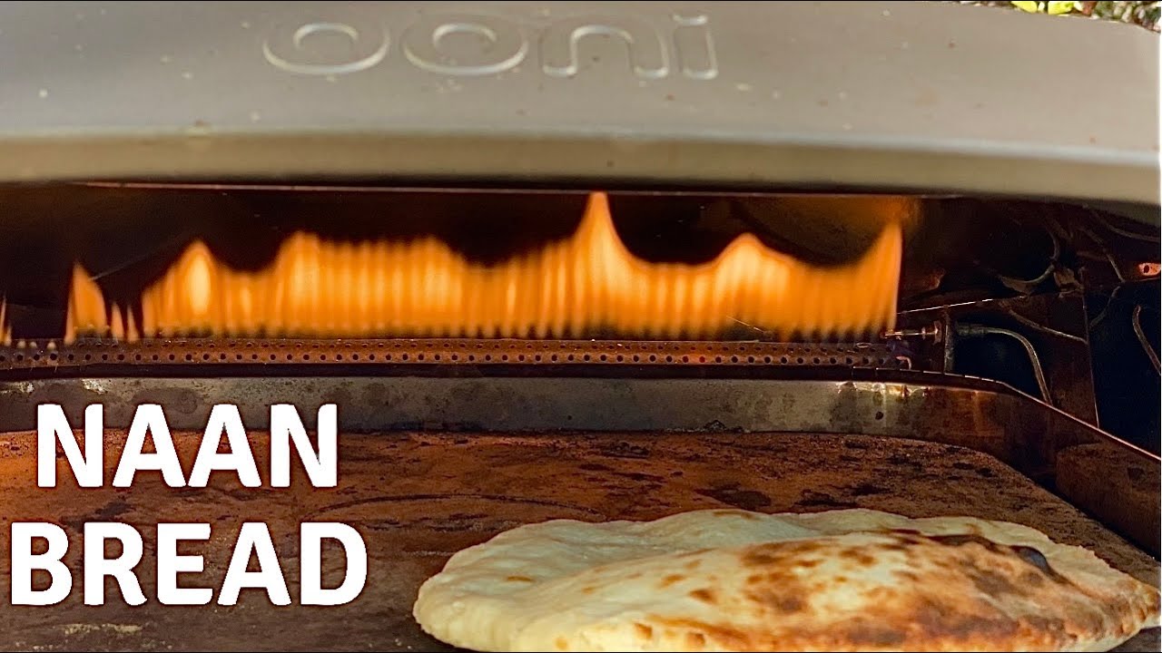 Homemade naan recipe | Ooni Koda pizza oven #cooking #naan #ooni
