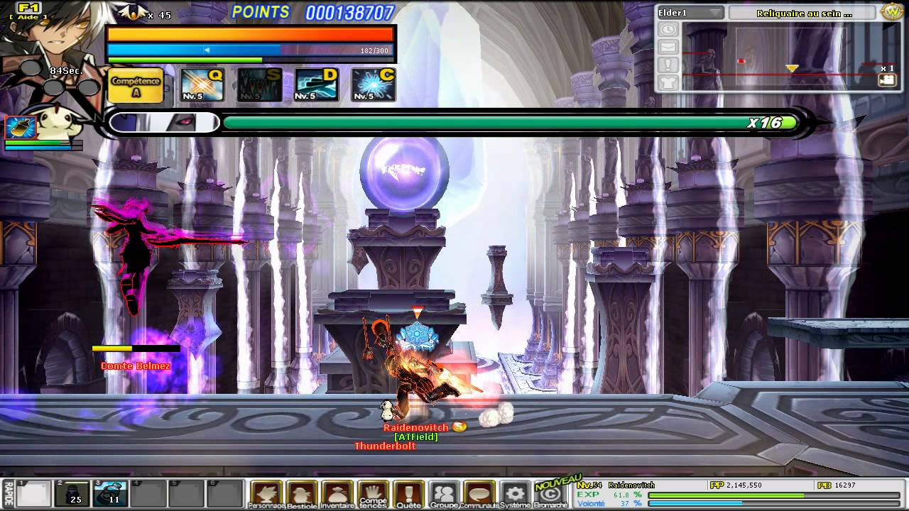 Elsword FR - Reckless Fist vs Belmez(6-7 Boss, Ran)