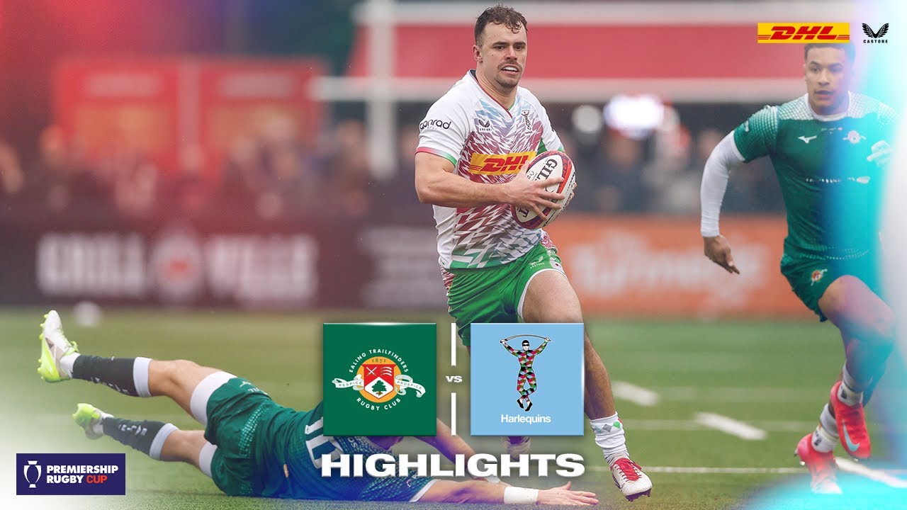 Premiership Rugby Cup Highlights: Ealing Trailfinders v Harlequins | Four tries in the Cup