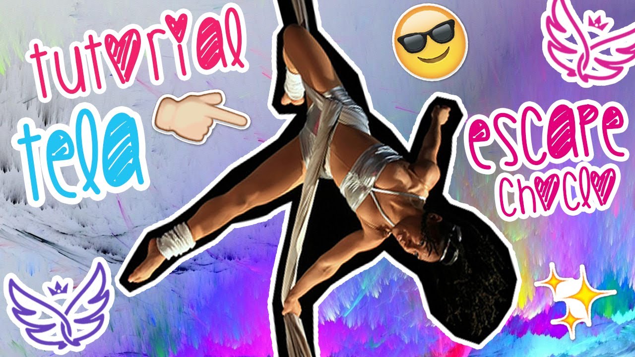 😍SUPER ESCAPE ACROBACIA EN TELAS | TUTORIAL ACROTELAS | ESCAPE CHOCLO ACROTELAS | Grupo SILFIDES