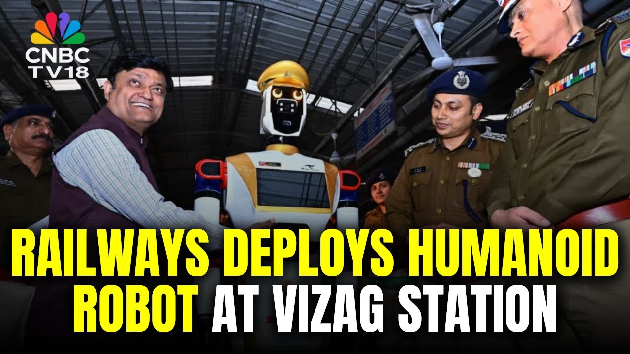 Indian Railways Deploys Humanoid Robot At Vizag Station | N18G | CNBC TV18