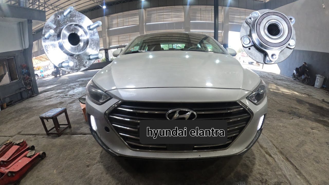 cambio rodamiento buje delantero hyundai elantra 2017 ...hyundai elantra 2017 - 2019