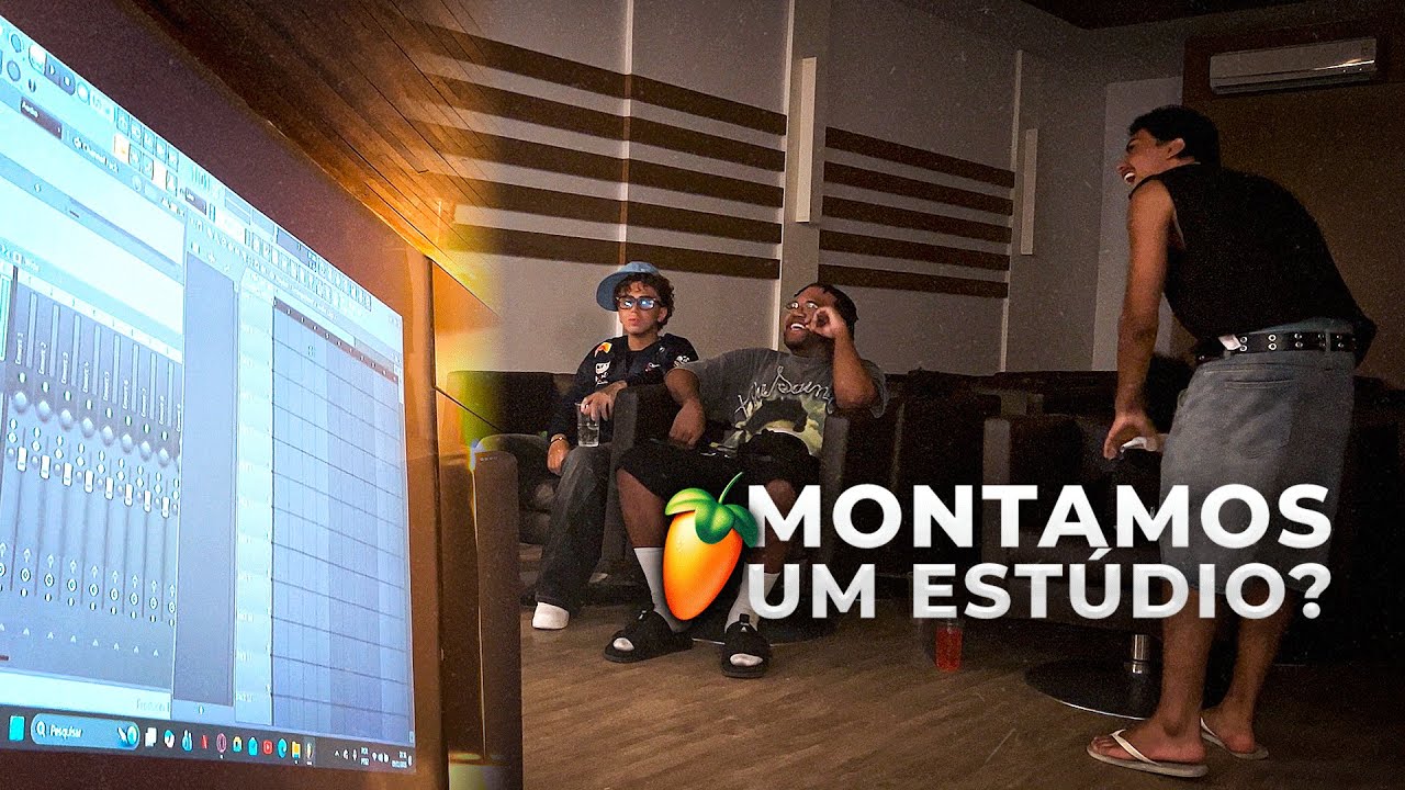 MONTAMOS UM ESTÚDIO? (DEU RUIM...)