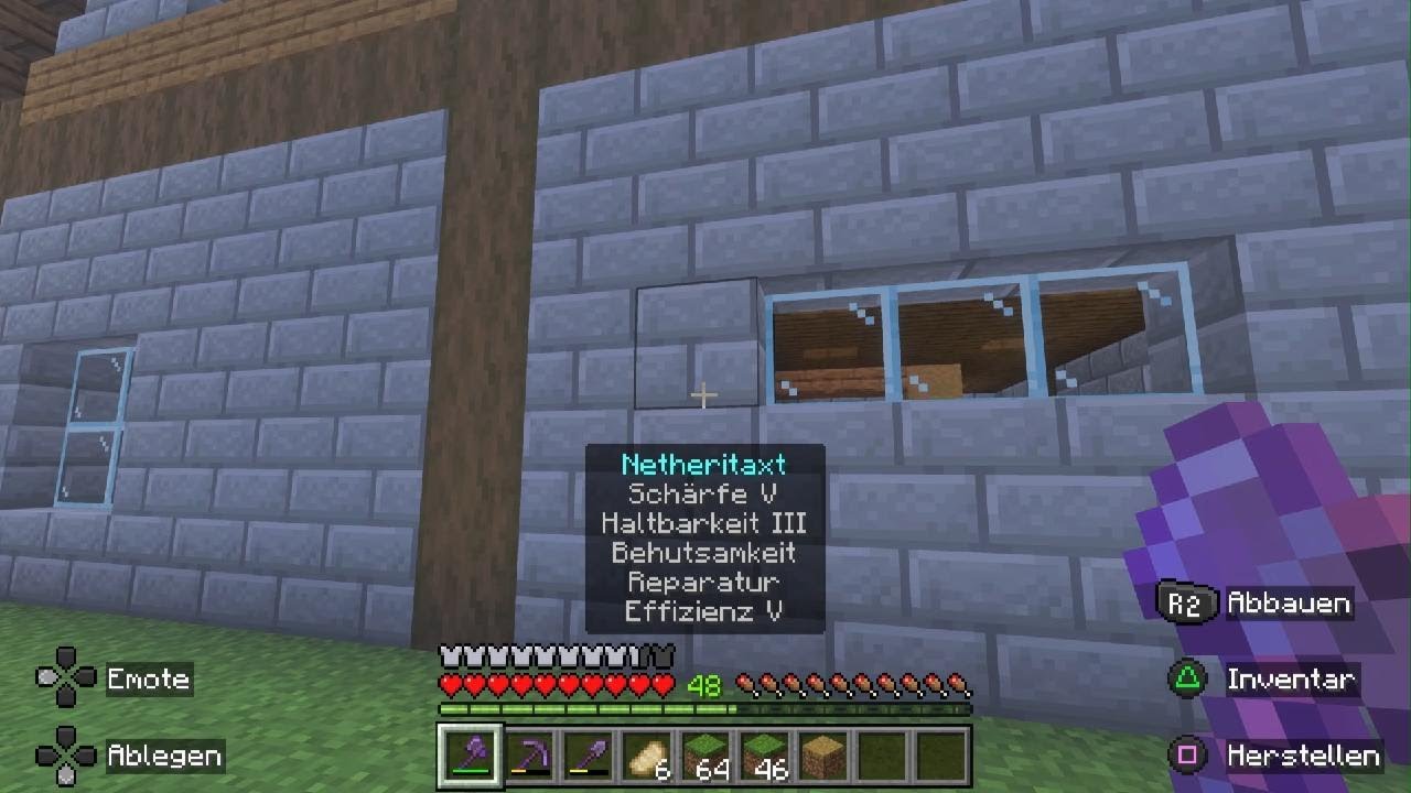 An der Fläche weiter arbeiten   Minecraft Projekt #1794 Minecraft Deutsch