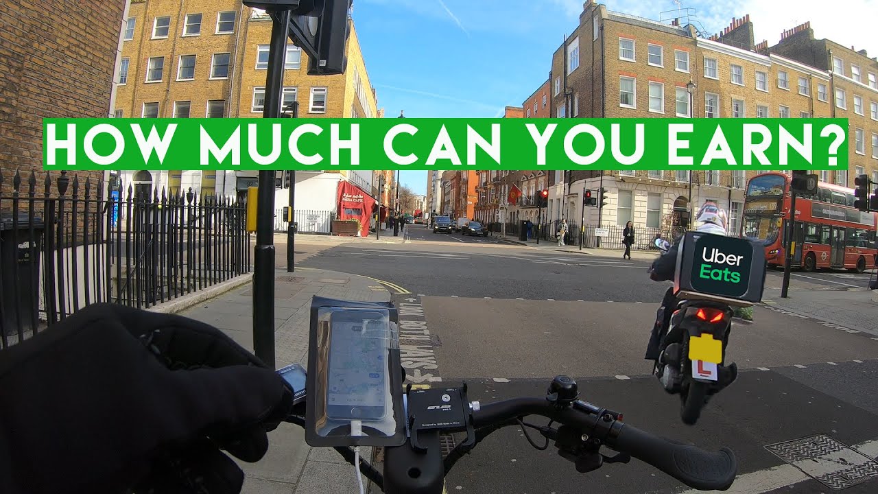 HOW MUCH CAN YOU EARN WITH UBER EATS + GIVEAWAY | LONDON 2023