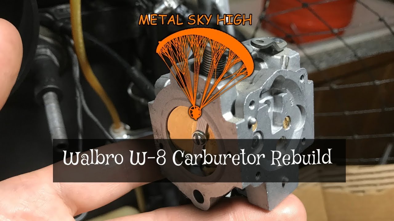 W-8 Paramotor Carburetor Rebuild
