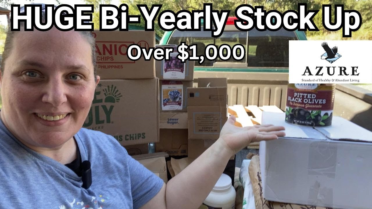 Large Family Azure Standard Haul October 2024