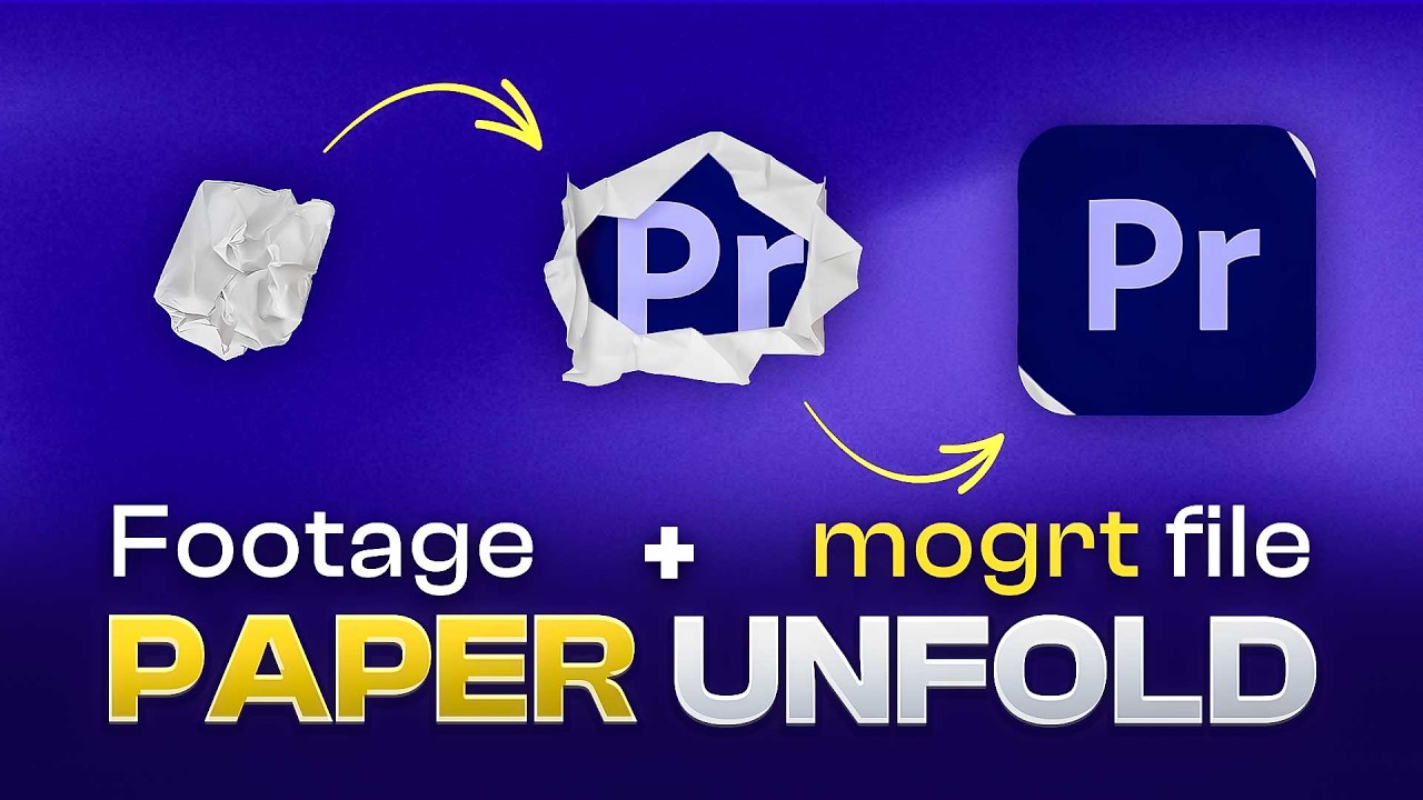Create the Viral Paper Fold Logo Reveal | Premiere Pro Tutorial + Free Presets
