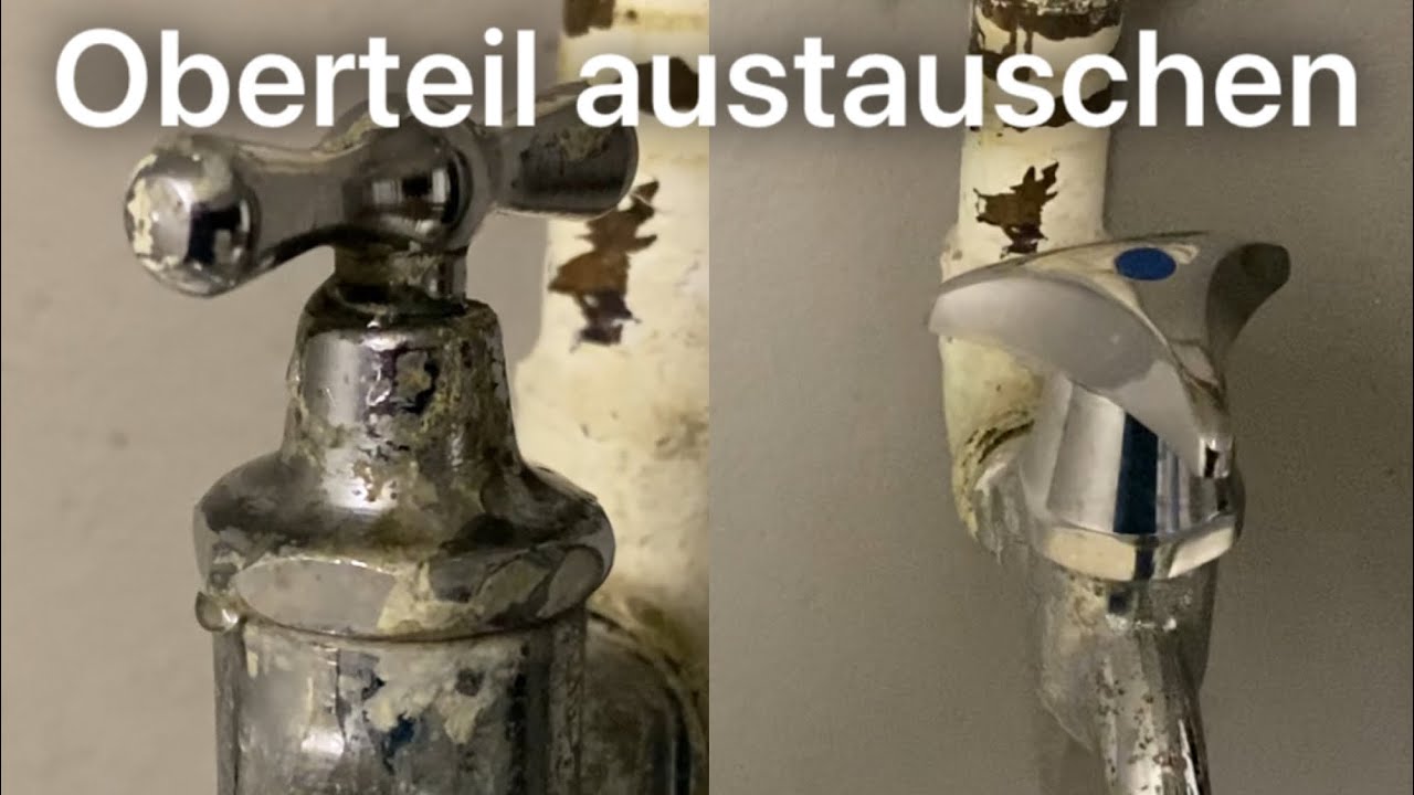 Oberteil am Zapfhahn austauschen