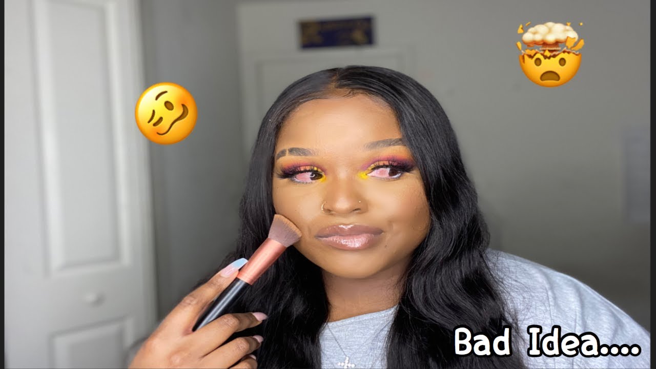 I ATE AN EDIBLE AND DID MY MAKEUP LMAO!!