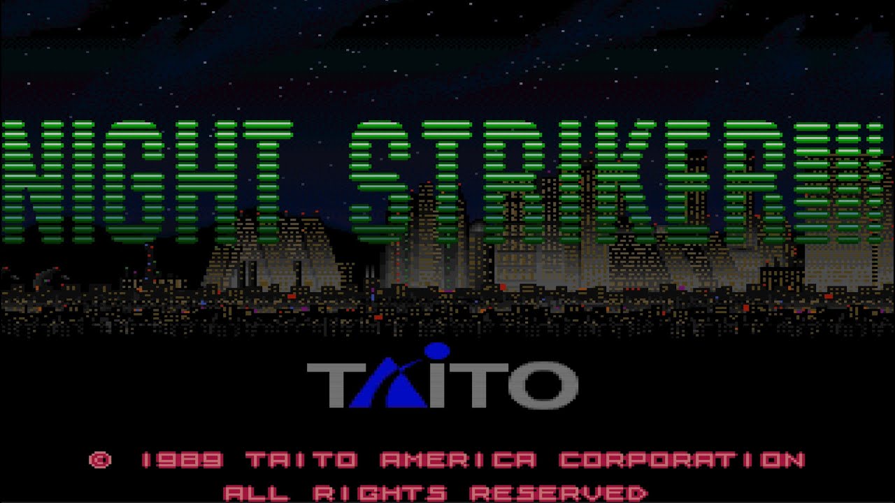 Night Striker Arcade PC (MAME / TAITO Z SYSTEM HARDWARE)
