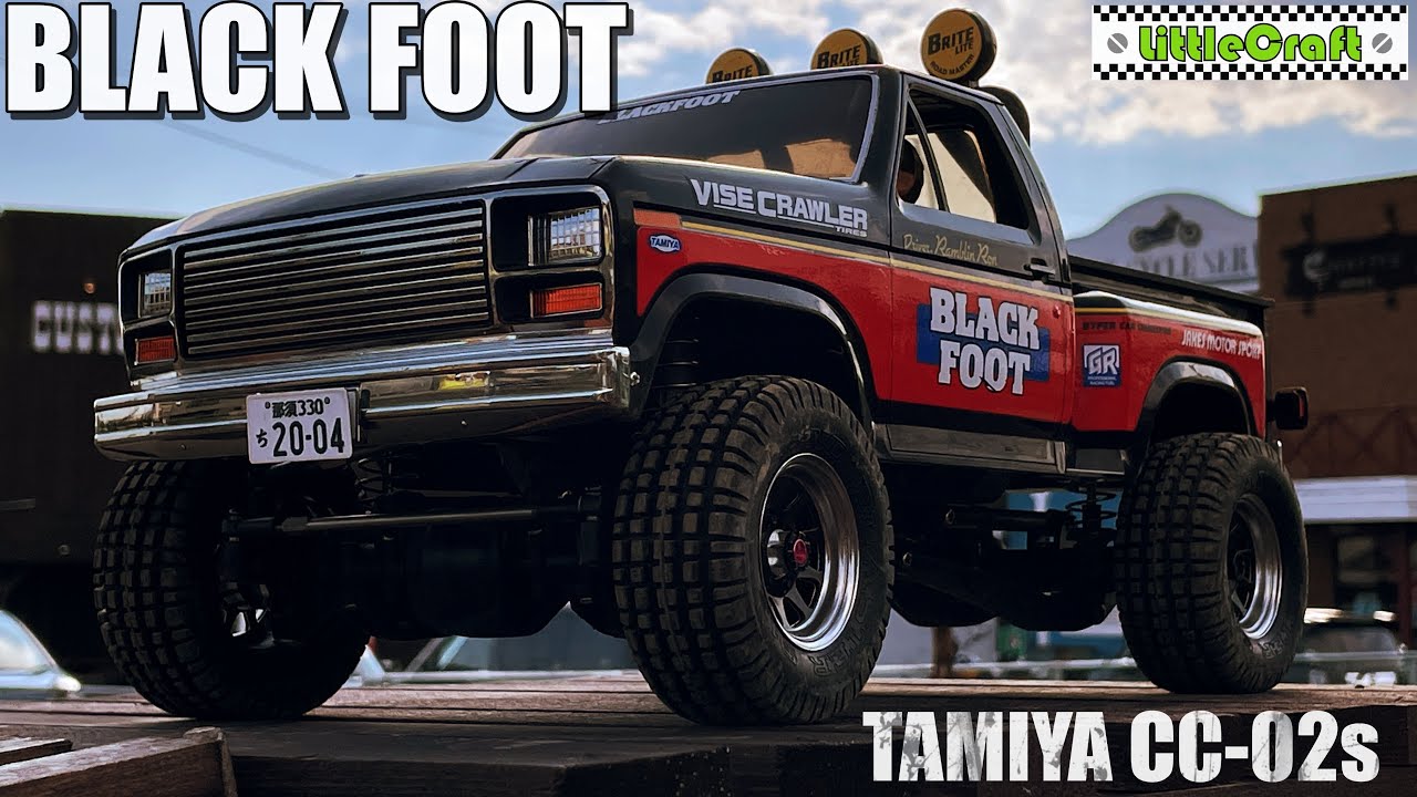 タミヤCC-02ブラックフットでリトルクラフトRCクローラーパークを走りたくなるビデオ　WANT CC-02? BLACK FOOT