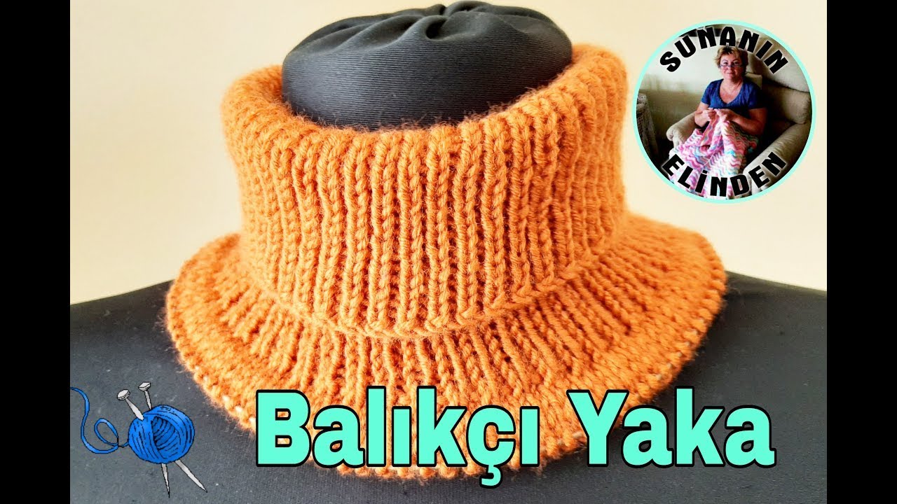 BALIKÇI YAKA YAPILIŞI (ÖRGÜ)