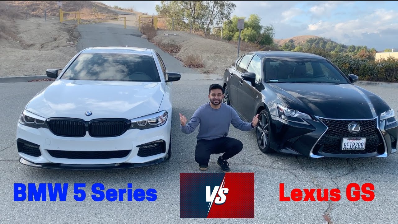 BMW 5 серии против LEXUS GS (Обзор BMW 540i против Lexus GS 350 F Sport + Разгон от 0 до 60 миль ...