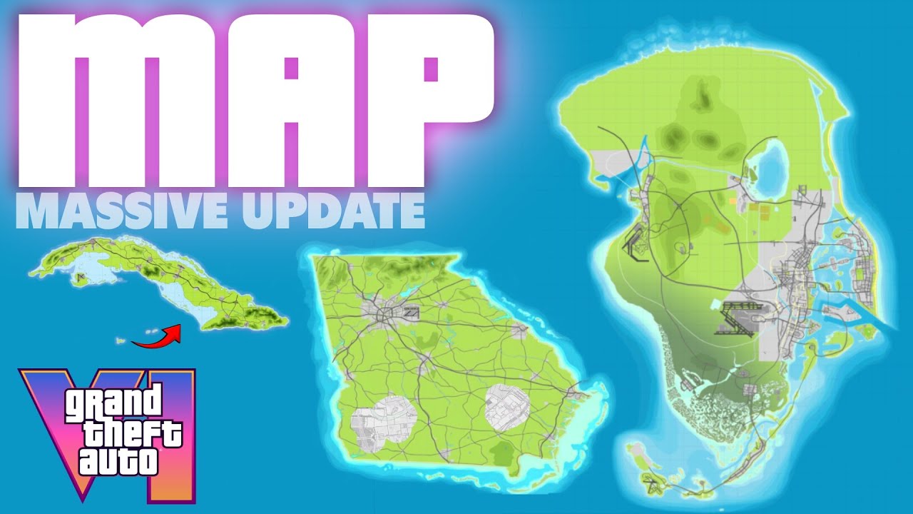 Карта обновлена ​​+ Другие карты, о которых ходят слухи в GTA 6