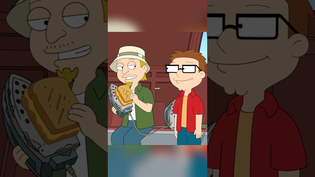 Jeff is making cheese sandwich #shorts #americandad