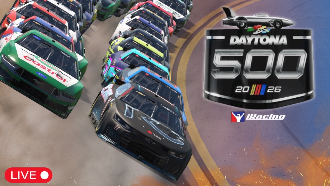 LIVE Last Chance | iRacing Daytona 500 2026 Special Event | Daytona International Speedway