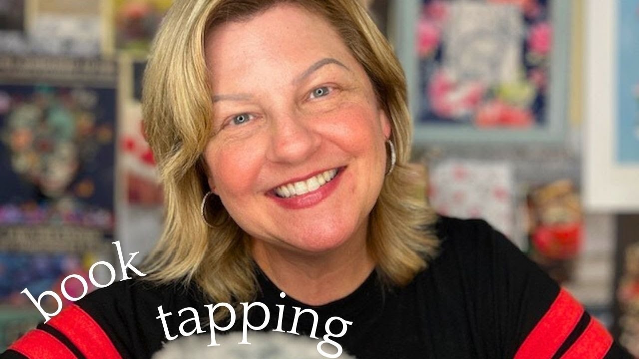 ASMR | Tingly Book Tapping with Long Nails | Tapping on Shiny, Matte, Hardcover & Paperback Books✨💗