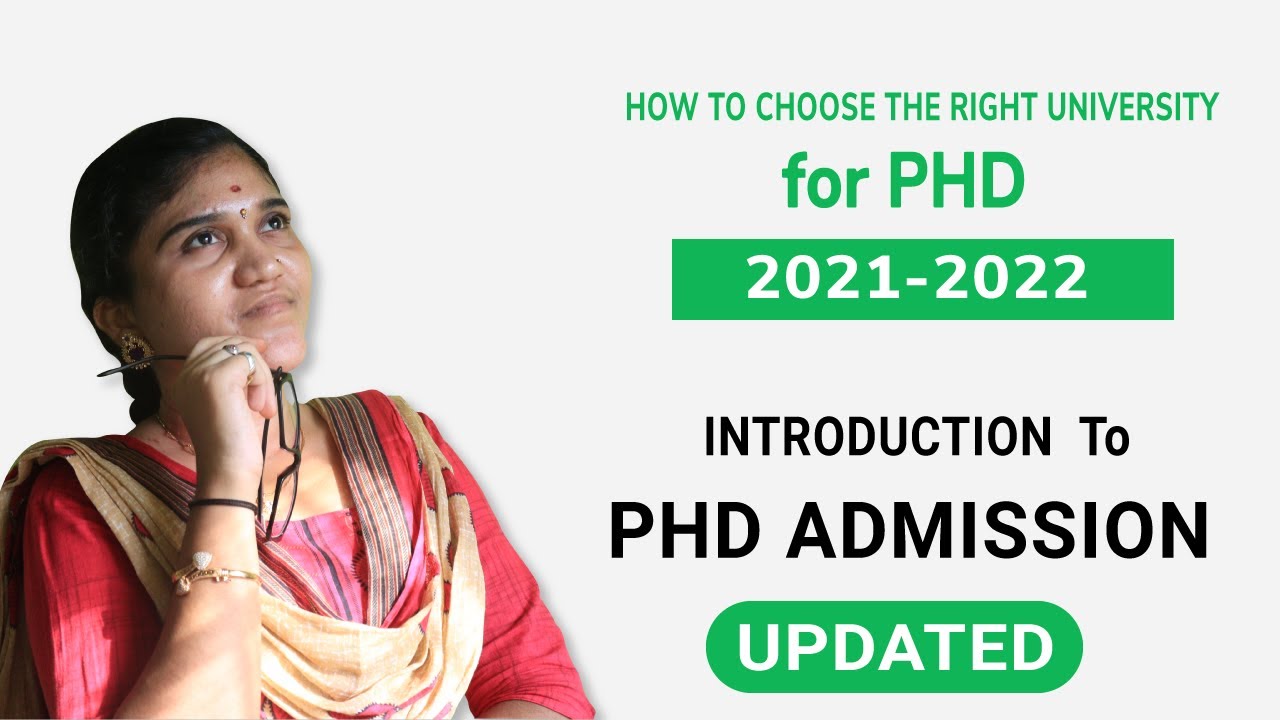 Introduction to PhD Admission in 2021 - 2022 | Do's and Don'ts