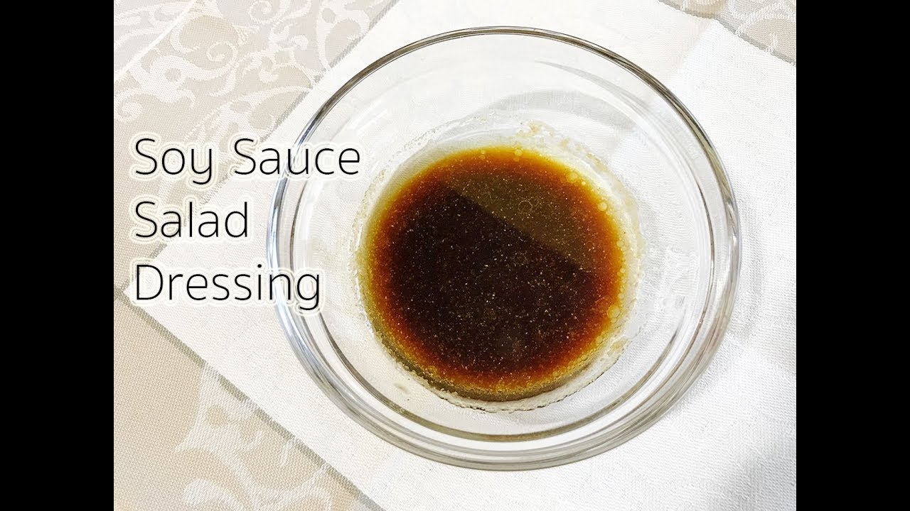 Soy Sauce Salad Dressing Recipe