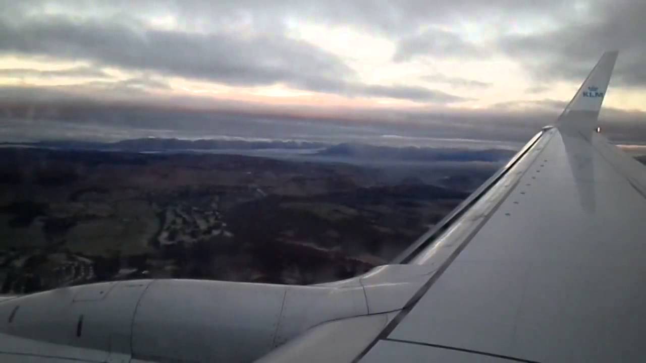 Full flight KLM KL1471 Amsterdam to Glasgow HD