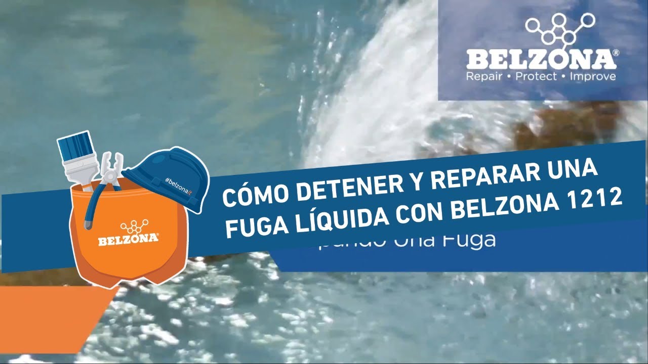Cómo detener y reparar una fuga liquida con Belzona 1212