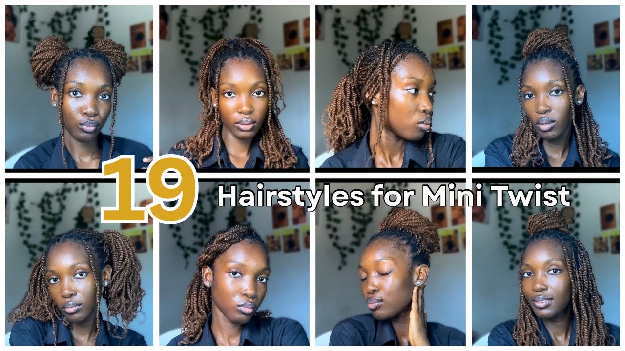 19 Ways to Style Mini Twists | Beginner Friendly Hairstyles 