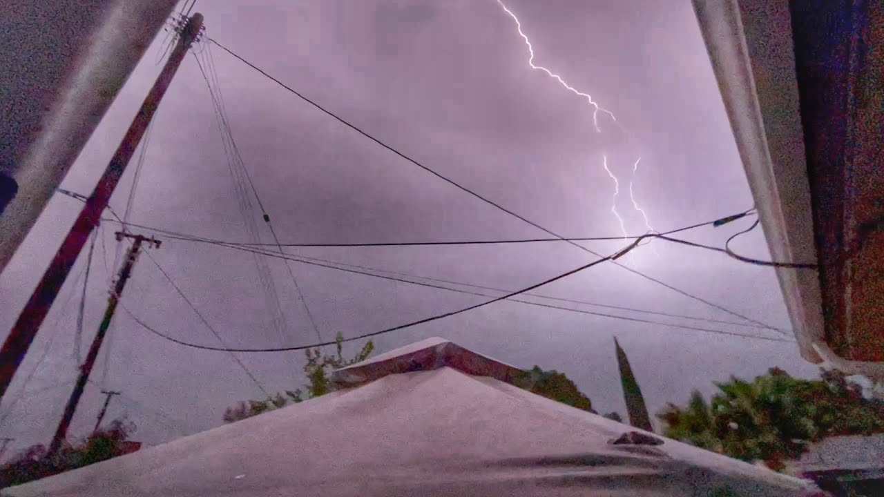 The Lightning Strike & Thunderstorm Show (From My Backyard) (October 4, 2021)