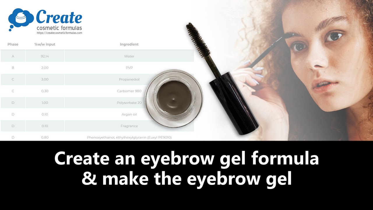 How to make an eyebrow gel
