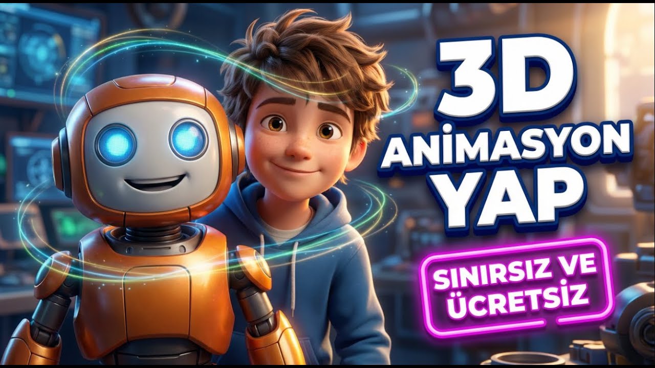 Sınırsız, Sesli ve &Uuml;cretsiz! | Yapay Zeka ile 3D Pixar Animasyon Yapımı  (Whisk & Grok Rehberi)